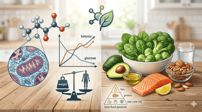 رژیم کتو کم کربوهیدرات: بررسی علمی اثربخشی و ملاحظات برای کاهش وزن سالم