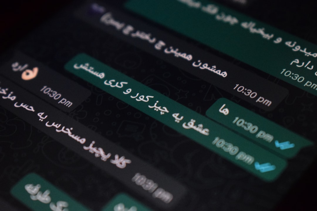 a close up of a cell phone screen with arabic writing
